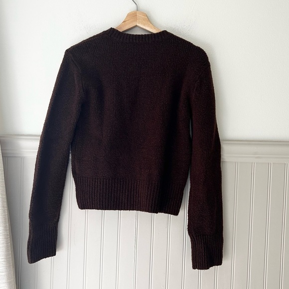 Abercrombie & Fitch Dark Brown Crew Neck Sweater Size XS - Picture 5 of 5